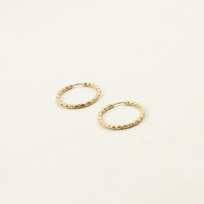 Can Be Opened Titanium Steel Gold Earrings