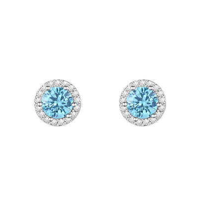 Titanium Steel Gold Ear Bone Round Zircon Earrings