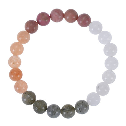 Bohemian Colorful Stone Tigereye Crystal String Beads Bracelets