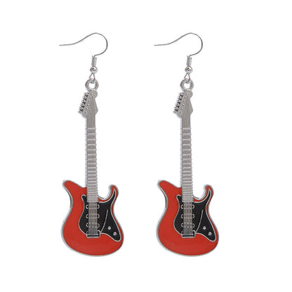 Guitar Vintage Renaissance Music Festival Small Earrings