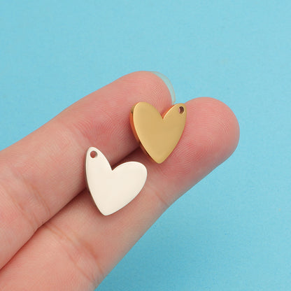 Love Heart Shaped Accessories Fashion Small Pendants