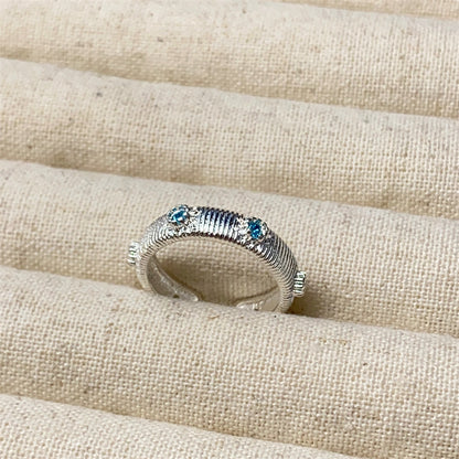 Women's Simple Sterling Sier Special Interest Light Rings