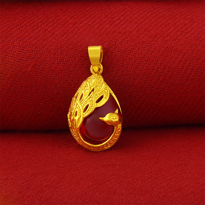 Women's Vietnam Placer Gold Phoenix Ancient Imitation Rich Pendants