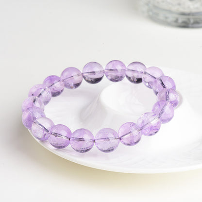 Crystal Natural Icy Lavender Ball Fresh Iced Bracelets