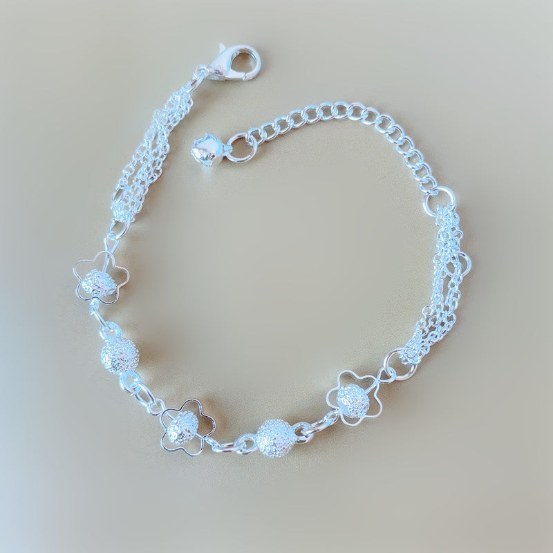 Female Korean Style Simple Imitation Sier Bracelets