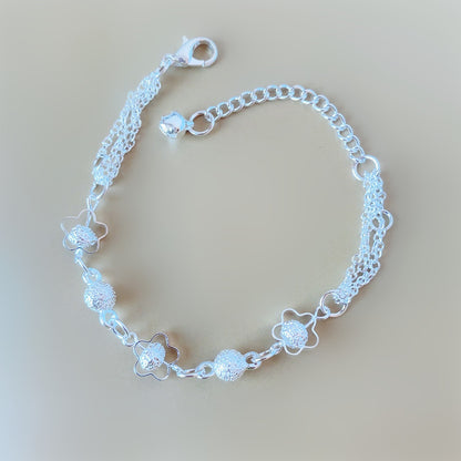 Female Korean Style Simple Imitation Sier Bracelets