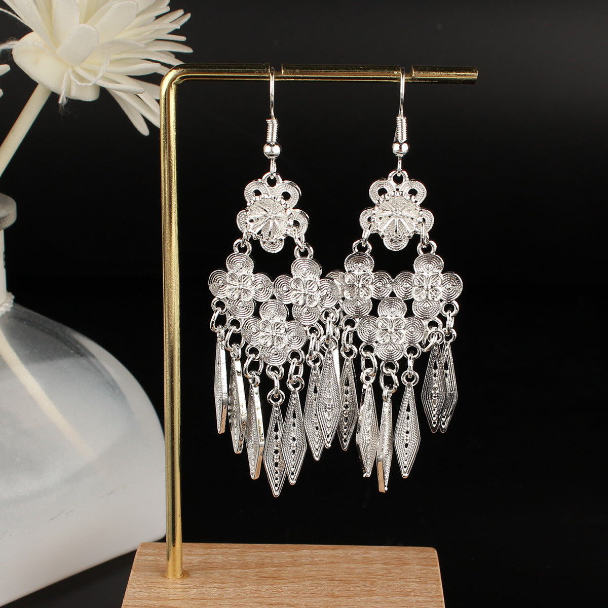 Summer Bohemian Tribe Ethnic Style Long Earrings