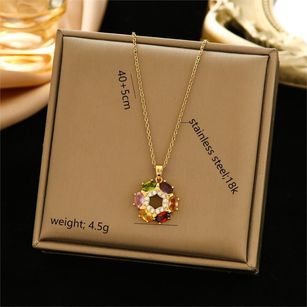 Women's Steel Ornament Design High-grade Light Luxury Necklaces