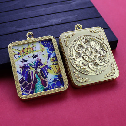 Ethnic Style Golden Fox Previous Life Pendants