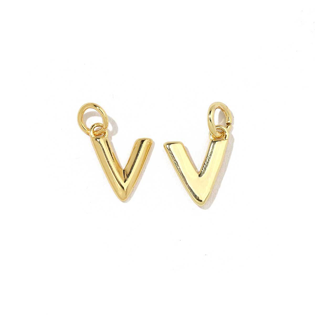 Real Gold Color Retaining English Letter Female Necklaces