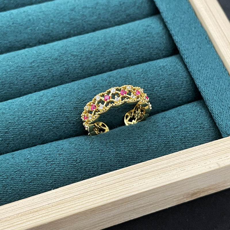 Butterfly Flower Female Design Fashion High Rings
