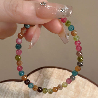 Women's Chinese Style Retro Colorful Beaded High-grade Bracelets