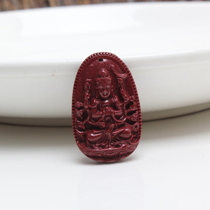 Saints Raw Ore High Content Purple Pendants