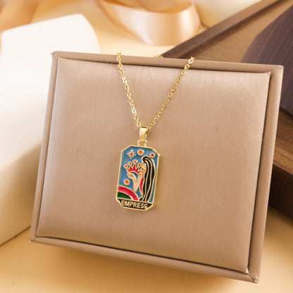 Women's Three-dimensional Embossed For Light Luxury Minority Necklaces