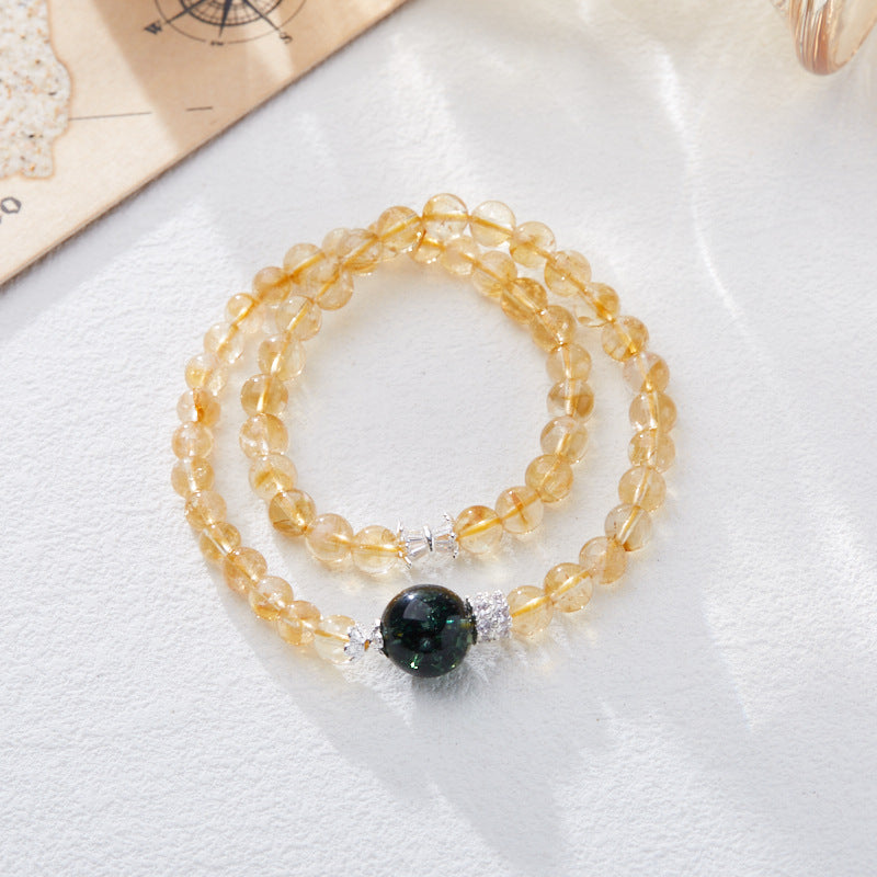 Citrine Yellow Asse Energy Crystal Good Bracelets