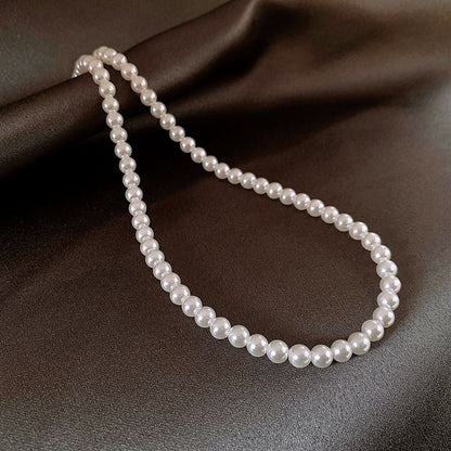 Women's Pearl Retro Easy Matching High-grade Clavicle Chain Special Necklaces