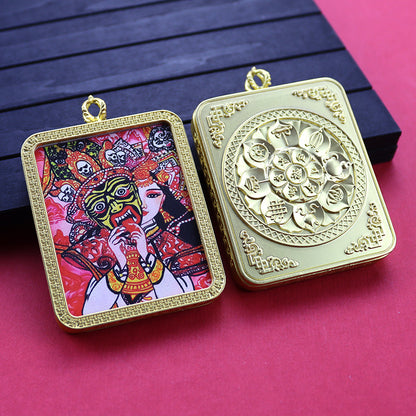 Fifth Master Small Yellow God Wealth Pendants