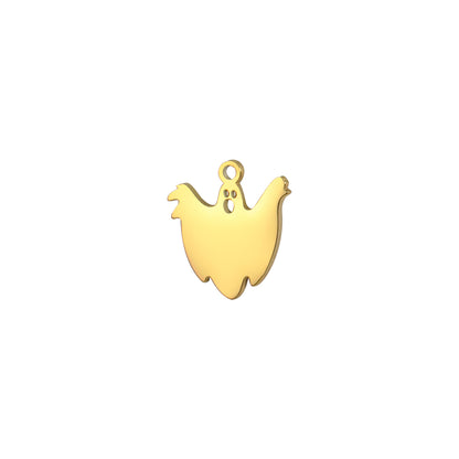 Stainless Steel Charm Colored Dogs Pumpkin Small Jewelry Pendants