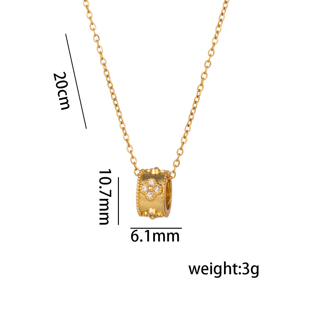 Women's Light Luxury Clover Small Waist Simple Necklaces