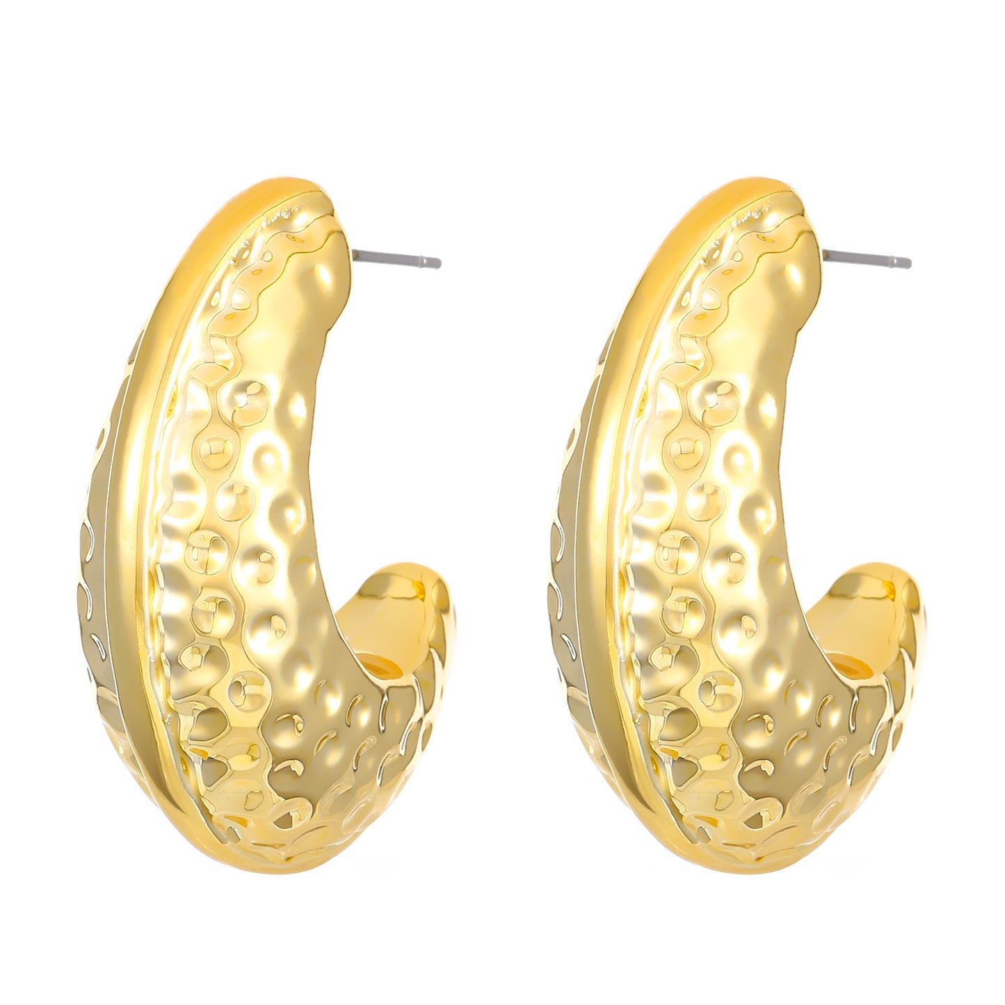 Women's Exaggerated Shaped Suit Personalized Gold Sier Earrings