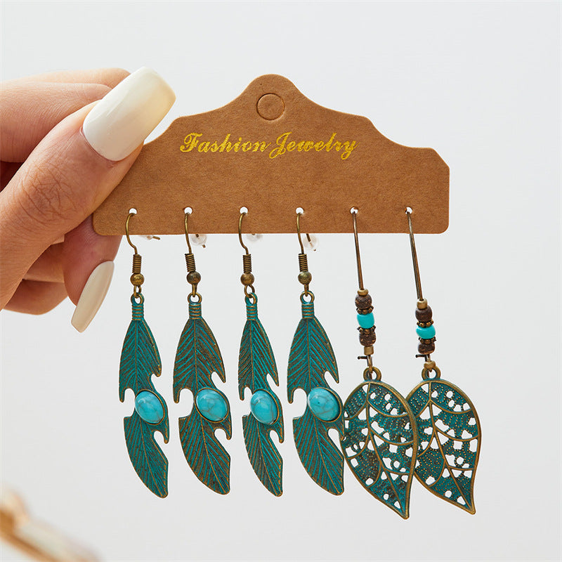 Ethnic Style High-grade Bohemian Vacation Hollow Rings