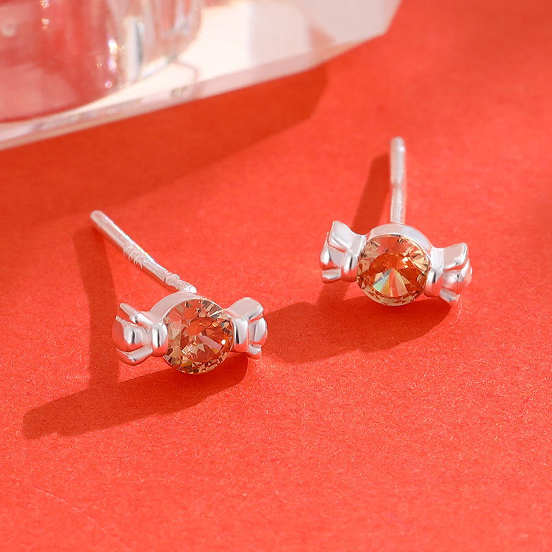 Design Niche Style Sweet Candy Color Earrings