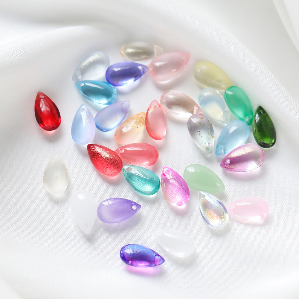 Glass Water Drop Colorful Beads Handmade Pendants