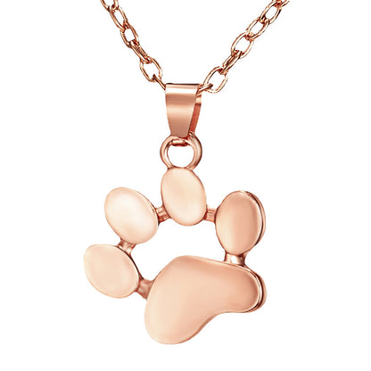Popular Cute Animal Cat's Paw Feet Necklaces