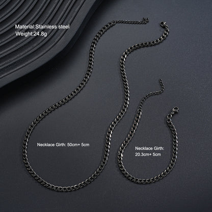 Men's Creative Simple Temperament Stainless Steel Series Necklaces