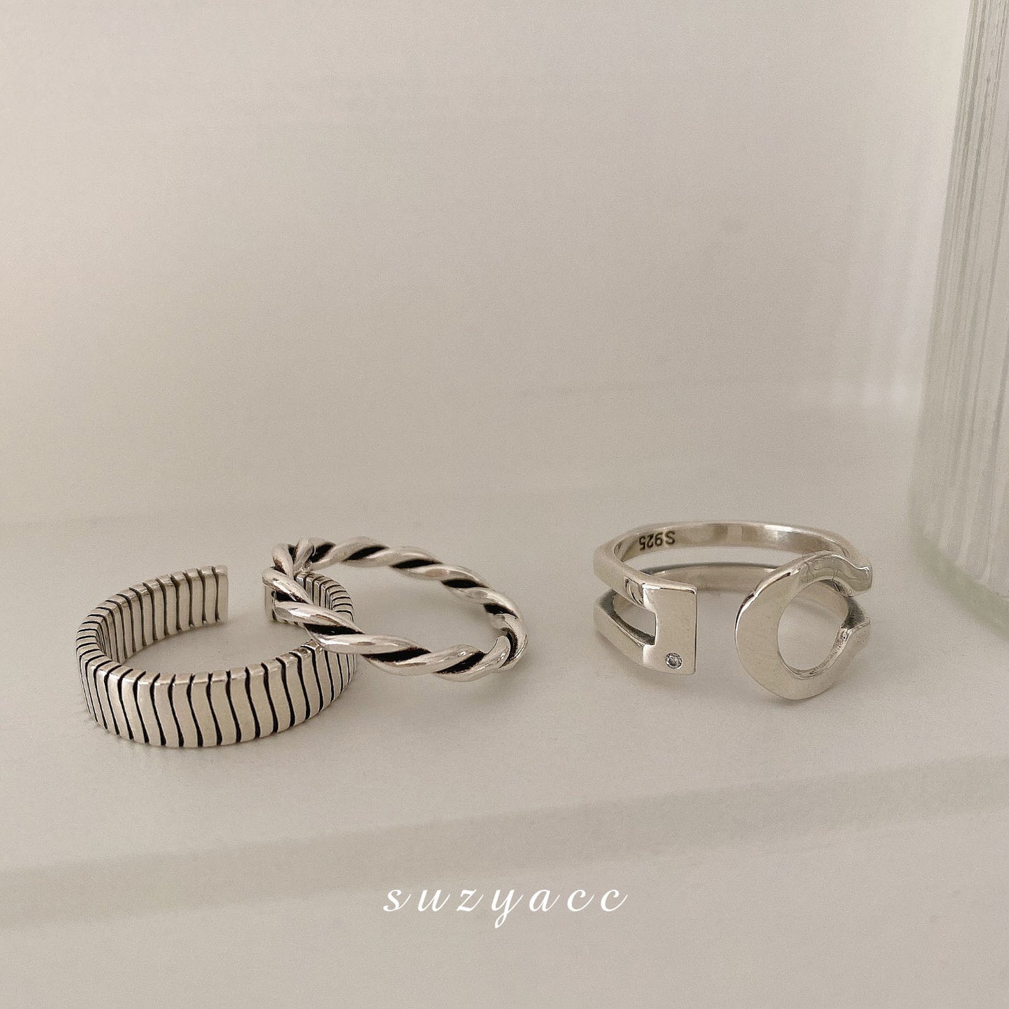 Twist Open Index Finger Female Simple Fashion Rings