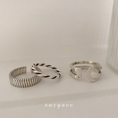 Twist Open Index Finger Female Simple Fashion Rings