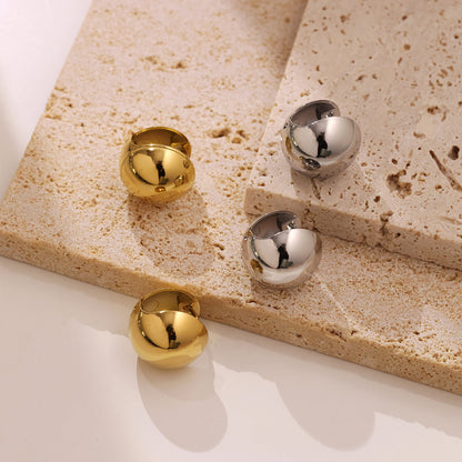 Fashion Hollow Ball Trendy Grace Personalized Earrings