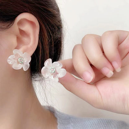 Affordable Luxury Fashion High-grade Small Fresh Flower Earrings