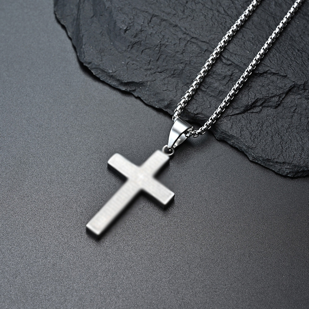 Classy Versatile Titanium Steel Cross Stainless Pendants