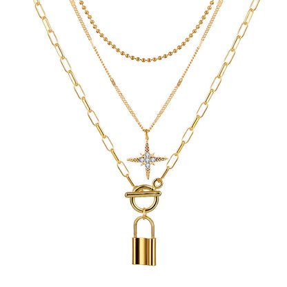 Lock Environmental Protection Color Retention Hollow Pendants
