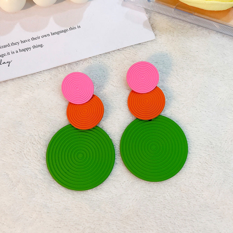 Women's Mosquito Coil For Metallic Niche Design Earrings