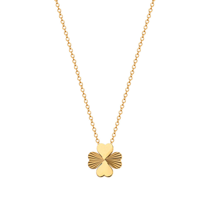 Flower Female Summer Gold Clavicle Chain Necklaces