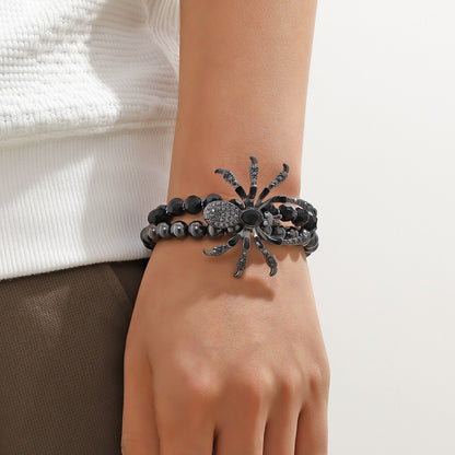 Diamond Spider Gothic Dark Style Punk Necklaces