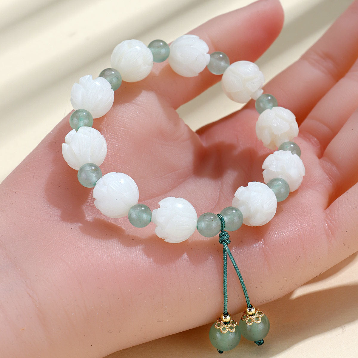 Women's Bodhi Rosary Hand Toy Lotus Lucky Bracelets