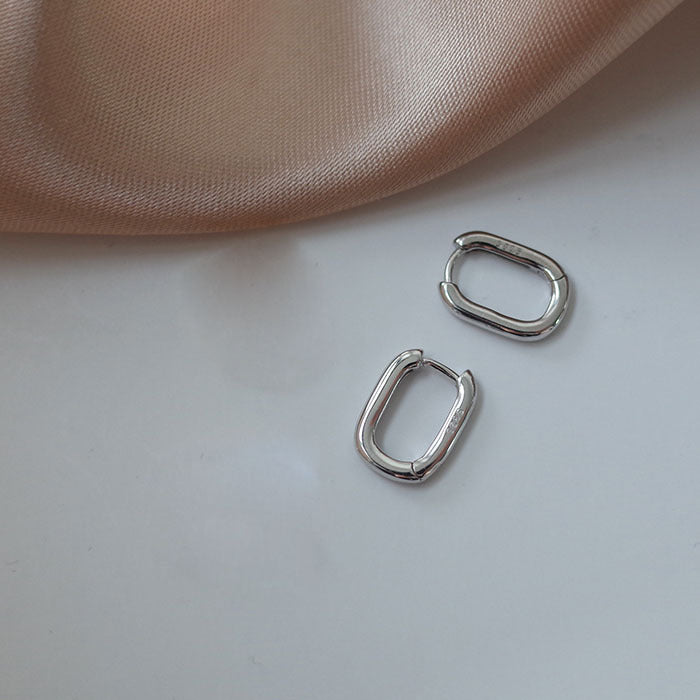 U-shaped Simple Ear Sier Needle Clip Earrings