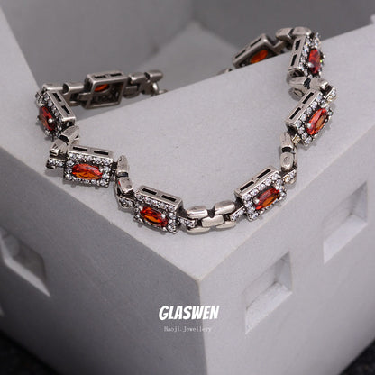 Women's Personalized High-grade Diamond Skirt Temperamental Simple Bracelets