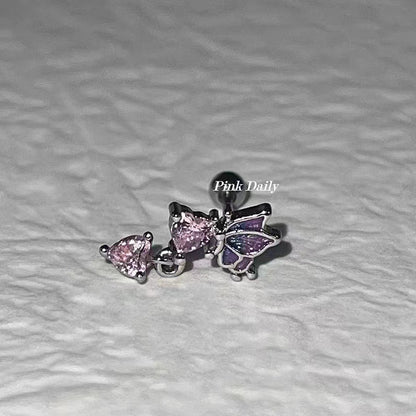 Ear Bone Love Butterfly Pin No Need Earrings