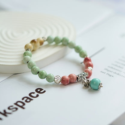 Ceramic Chinese Style Simple Fresh Ancient Beaded Bracelets