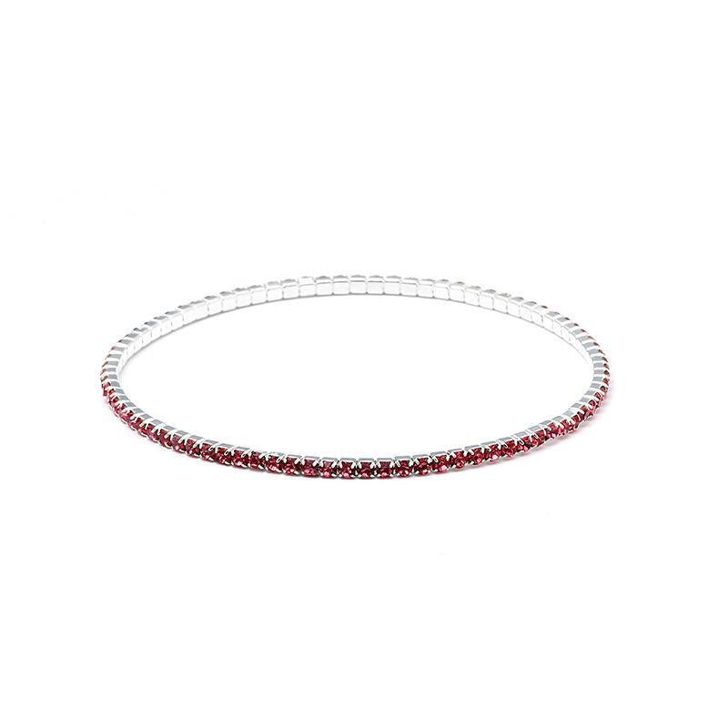 Rhinestone Stretch Bridal Korean Single Row Bracelets