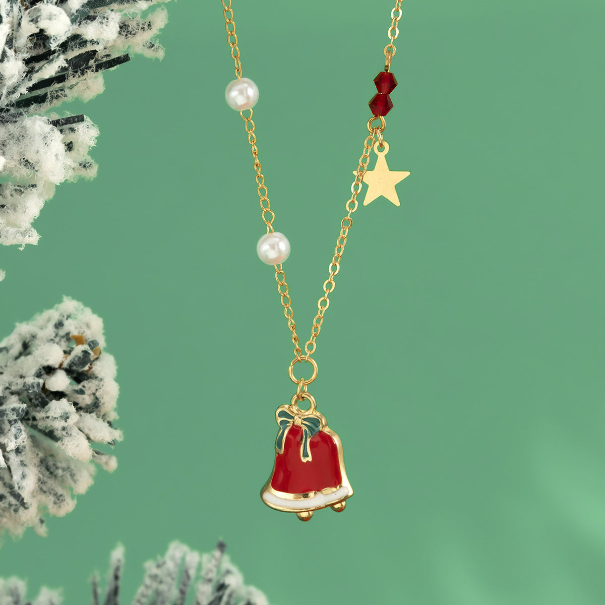 Women's Ornament Creative Tree Snowman Fashion Drop Necklaces