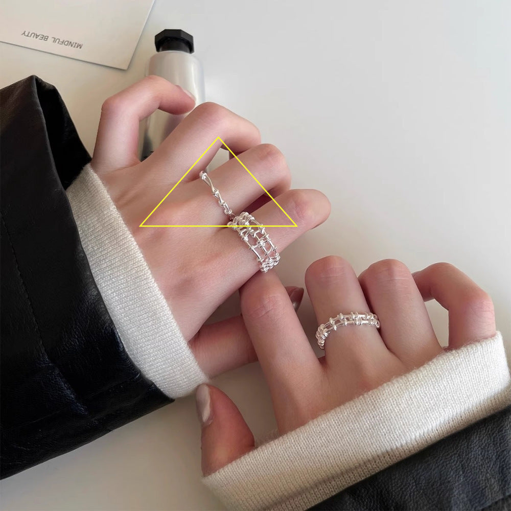 Women's Niche Retro Sterling Sier Simple Light Bracelets