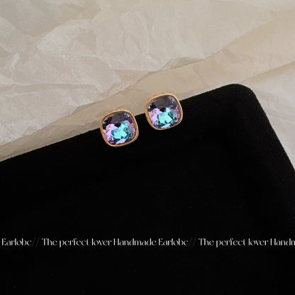 Women's Advanced Crystal Zircon Ear Combination Retro Exquisite Rings