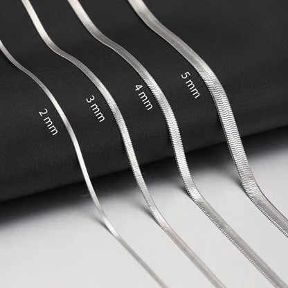 Women's & Men's Stainless Steel Blade Chain Personality Titanium Necklaces