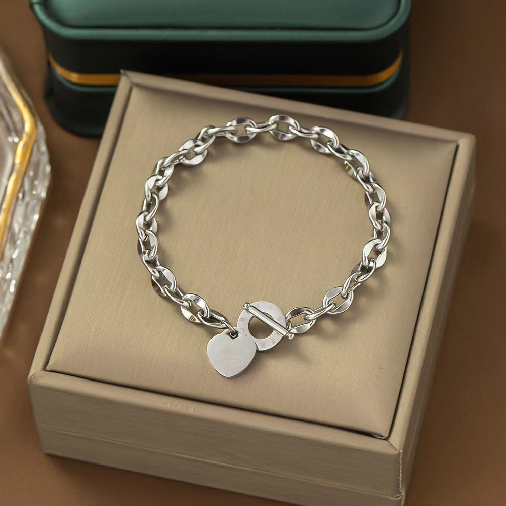 Women's Stainless Steel Versatile Style Fashion Ornament Bracelets