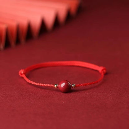 Cinnabar Lotus Female Autumn Woven Girlfriends Bracelets